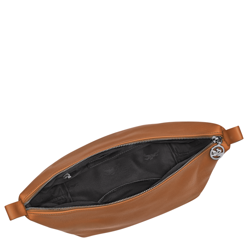 Le Slouchy S Crossbody bag , Cashew - Leather  - View 5 of  6