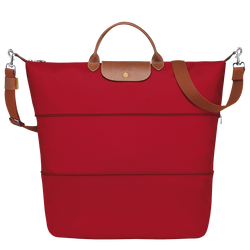 Le Pliage Original Travel bag expandable , Red - Recycled canvas