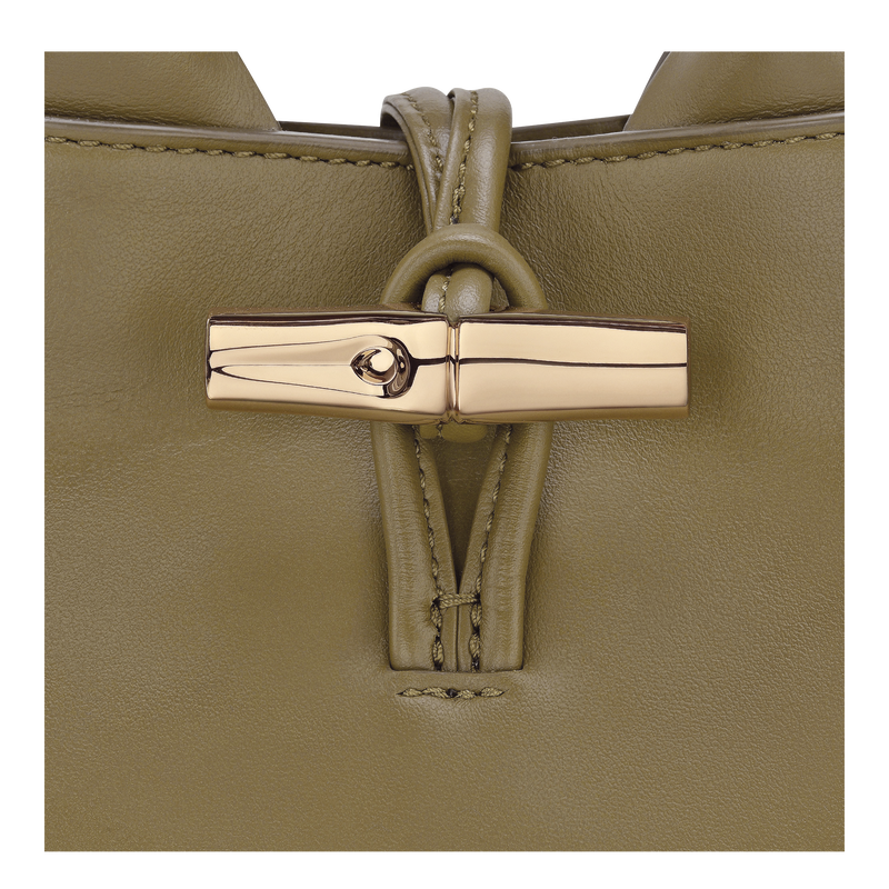 Le Roseau XS Handbag , Olive - Leather  - View 7 of  7
