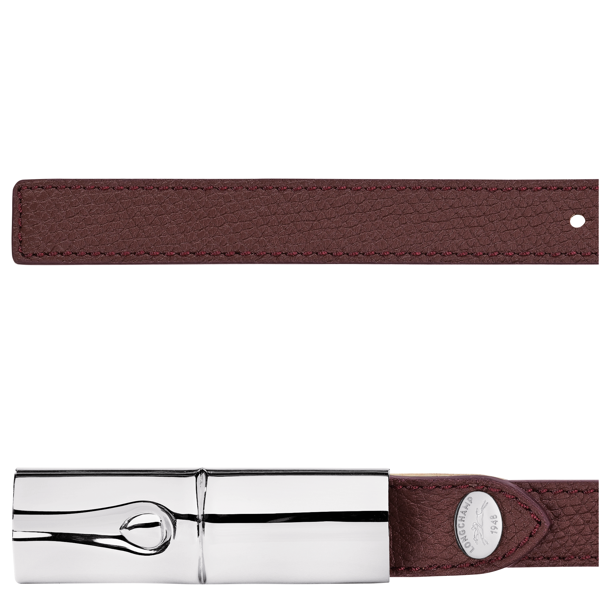 Le Roseau Ladies' belt, Burgundy