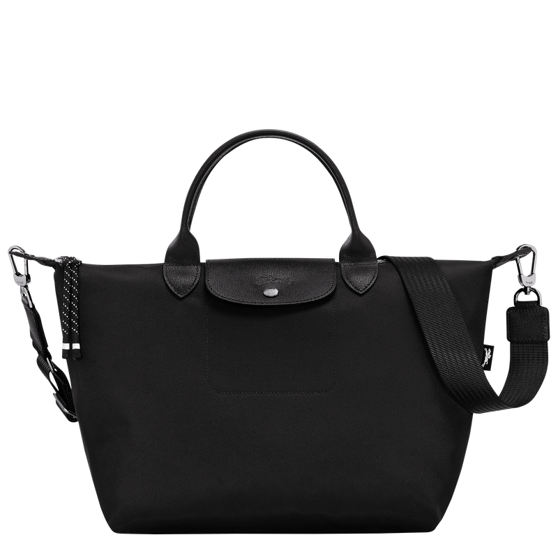 Le Pliage Energy L Handbag Black - Recycled canvas | Longchamp TH