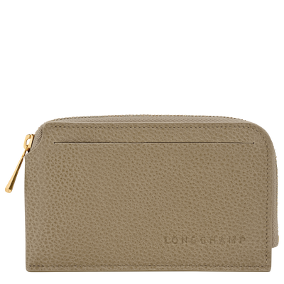 Le Foulonn&eacute; Card holder , Lichen - Leather