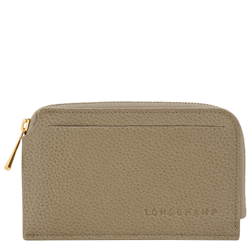 Le Foulonn&eacute; Card holder , Lichen - Leather  - View 1 of  2