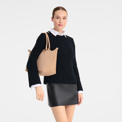 Le Pliage One Handbag L, Beige