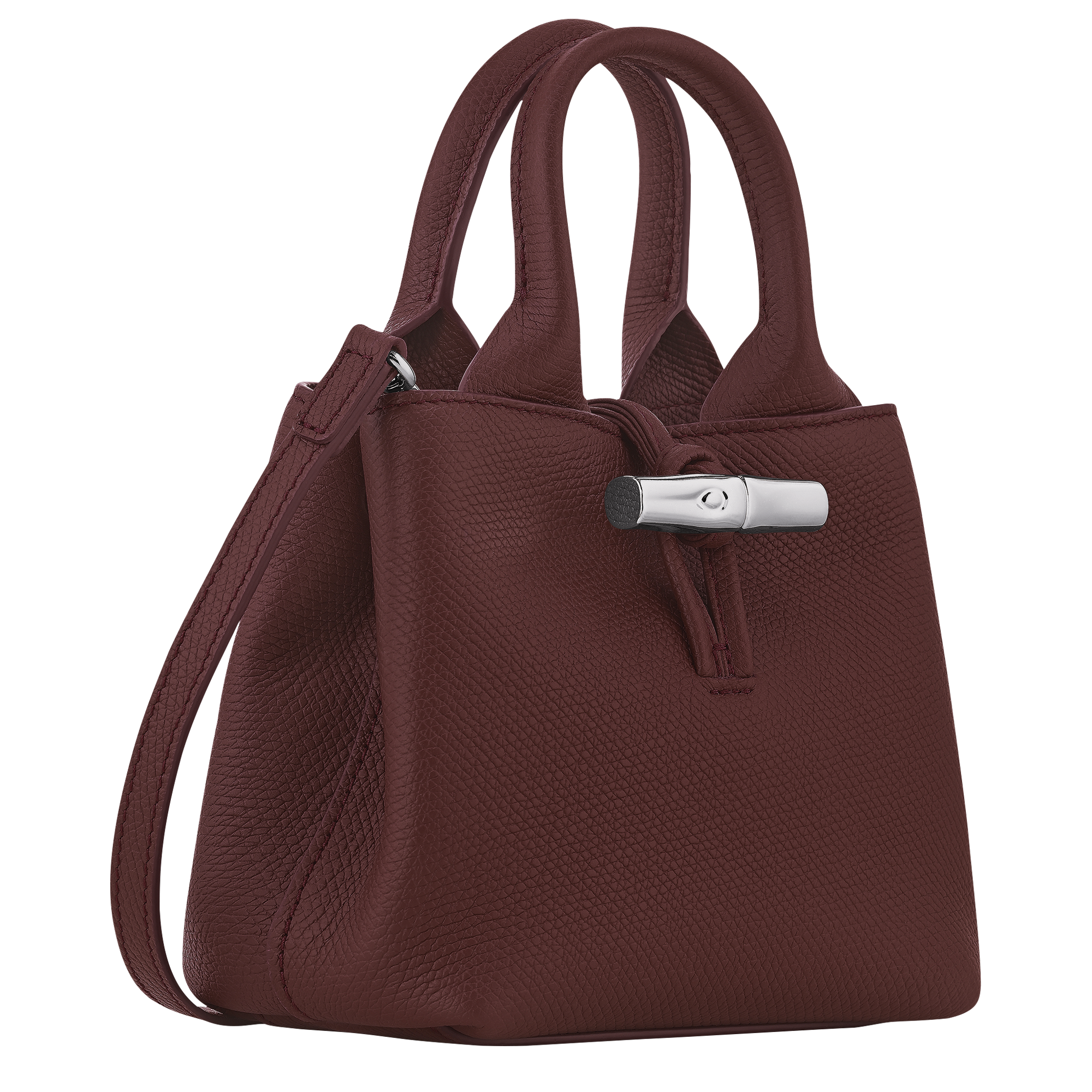 Le Roseau Handbag XS, Burgundy