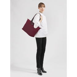 Le Pliage Green L Tote bag , Lagoon - Recycled canvas