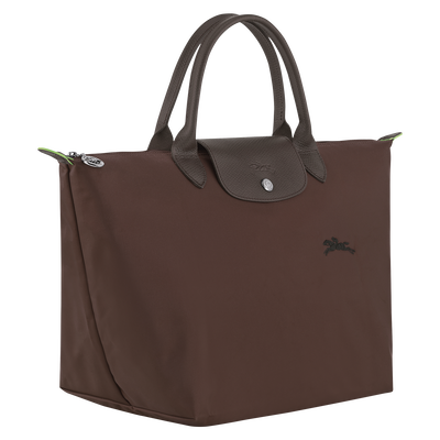 Le Pliage Green M Handbag , Mocha - Recycled canvas