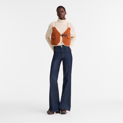 Cardigan , Marmalade - Faux fur-lined cotton