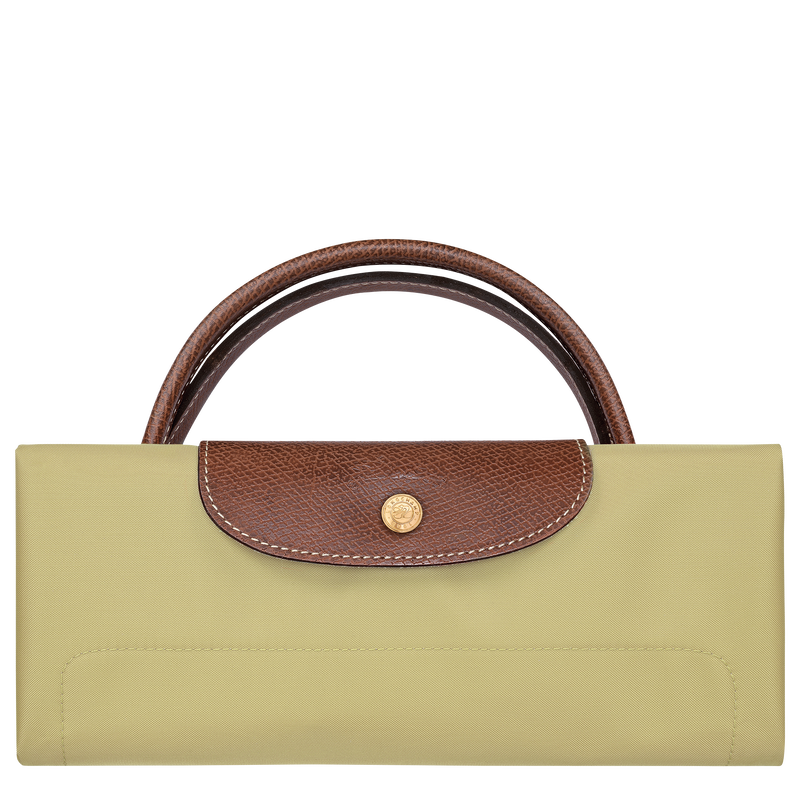 Le Pliage Original L Travel bag , Pistachio - Recycled canvas  - View 7 of  7