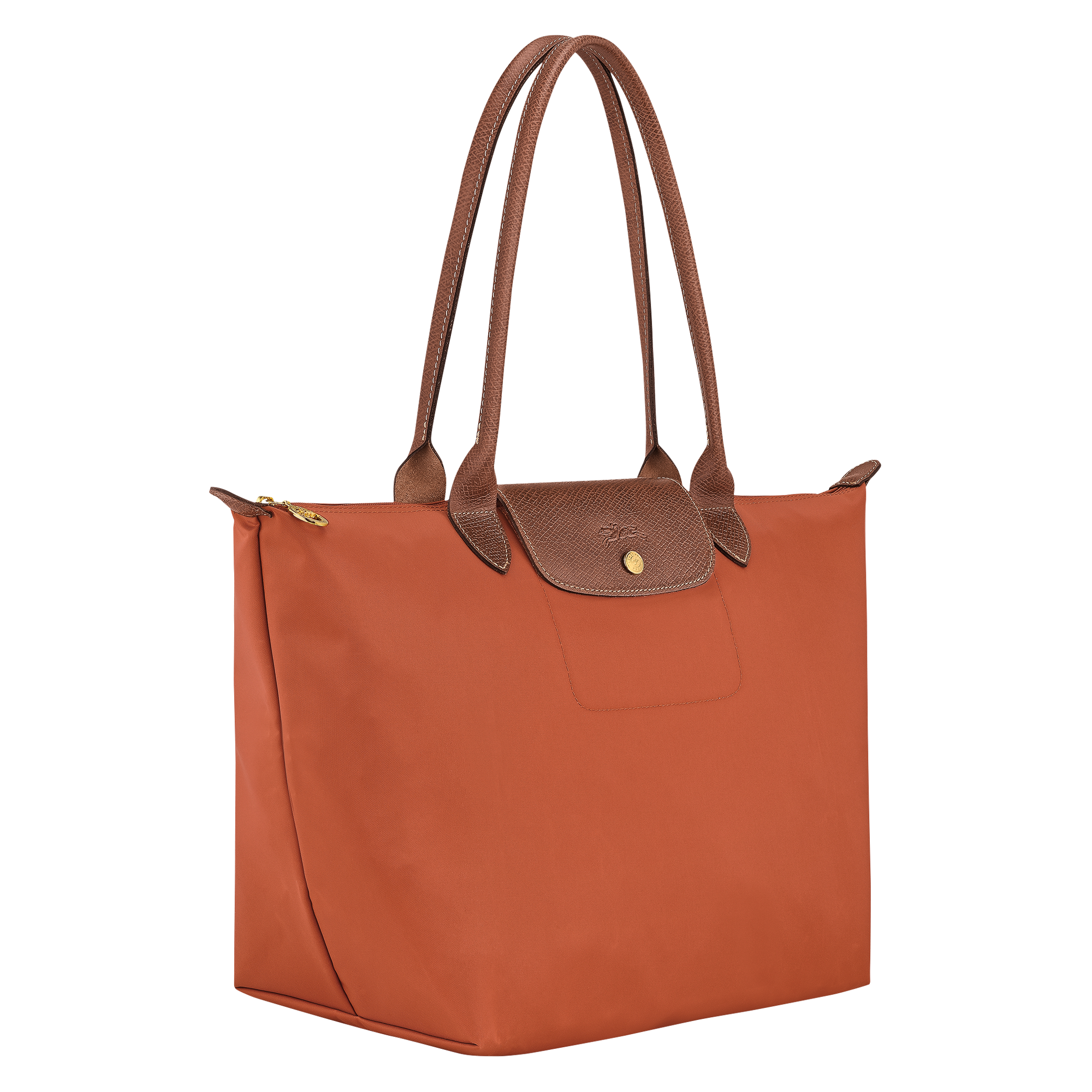Tote bag L, Brick - View 3 of
7 - zoom in Le Pliage Original Tote bag L, Brick