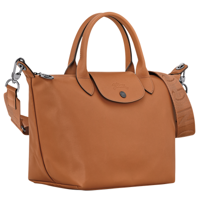 Le Pliage Xtra S Handbag , Cashew - Leather
