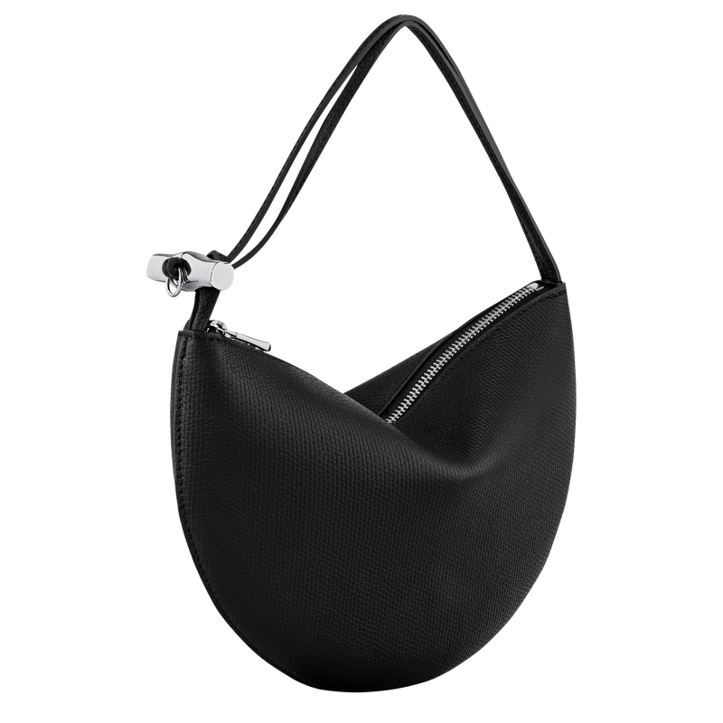 Le Roseau Clutch , Black - Leather  - View 3 of  6