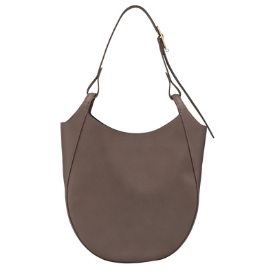 Le Foulonné Hobo bag L, Taupe