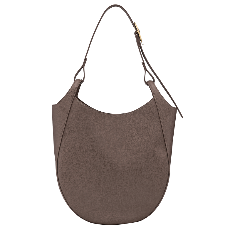 Le Foulonné L Hobo bag , Taupe - Leather  - View 4 of  6