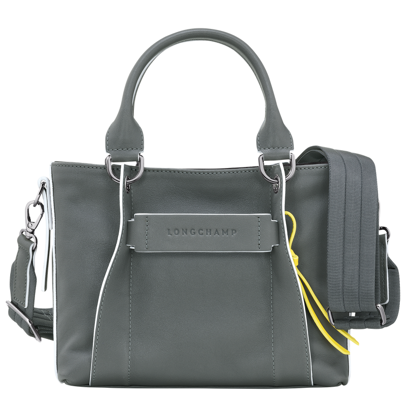 Longchamp 3D S Handbag , Gun Metal - Leather  - View 1 of  2