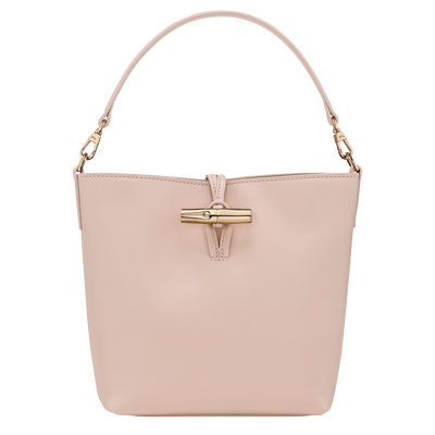 Le Roseau XS Bucket bag , Petal Pink - Leather
