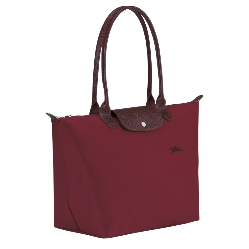 Le Pliage Green L Tote bag Red - Recycled canvas (L1899919P59 ...