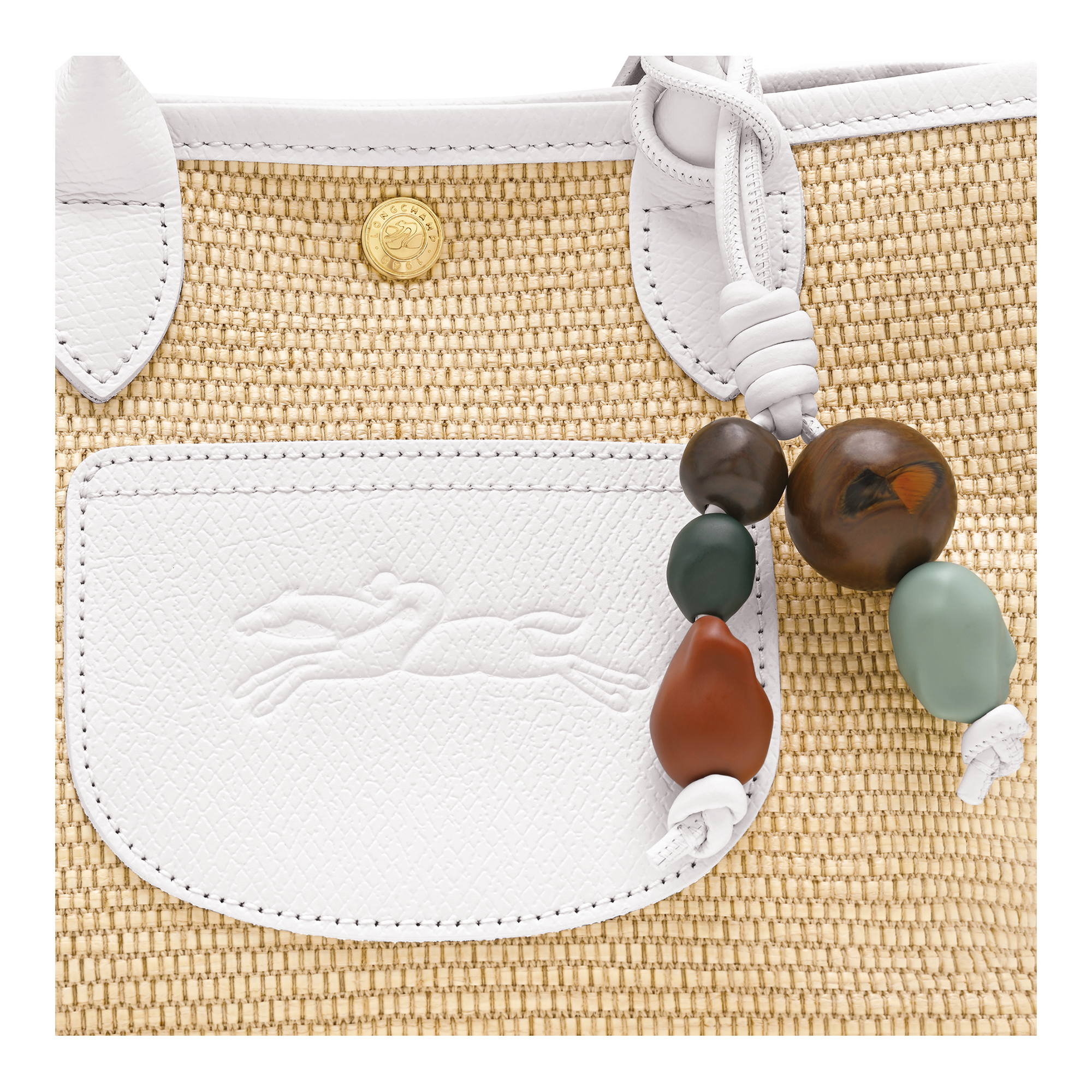Basket bag XS, White - View 3 of
3 - zoom in Le Pliage Collection Basket bag XS, White