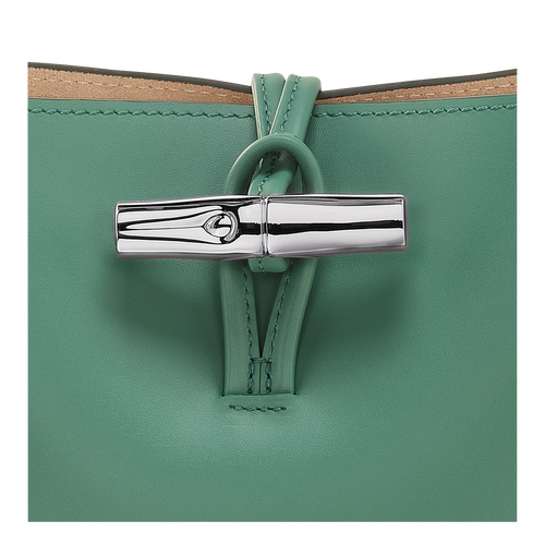 Roseau XS Bucket bag , Sage - Leather - View 5 of  5