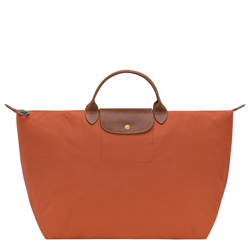 Le Pliage Original L Travel bag , Brick - Recycled canvas  - View 1 of  4