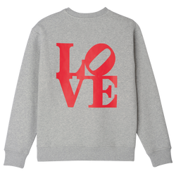 Longchamp x Robert Indiana Sweatshirt , Grey - Jersey