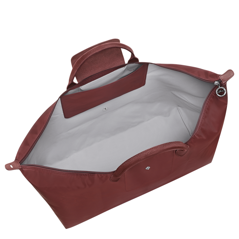 Le Pliage One M Travel bag , Burgundy - Canvas  - View 4 of  6