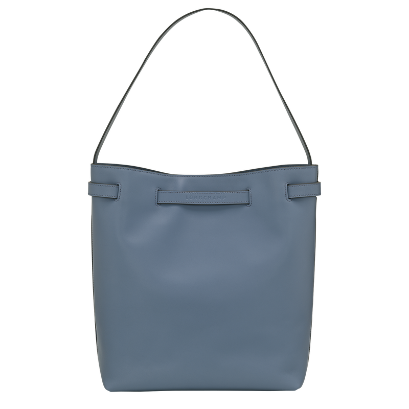 Le Smart Shoulder bag , Slate - Leather  - View 4 of  6