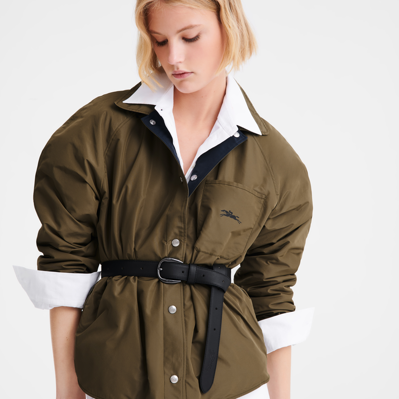 Padded blouson , Navy/Artichoke - Techno taffeta  - View 7 of  7