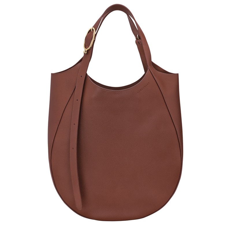 Le Foulonné XL Tote bag , Coffee - Leather  - View 1 of  6