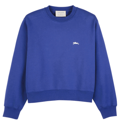 Sweatshirt , Cobalt - Printed jersey