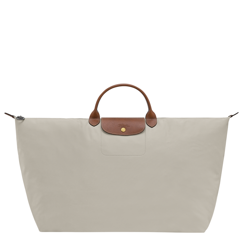Le Pliage Original XL Travel bag , Pebble - Recycled canvas  - View 1 of  6