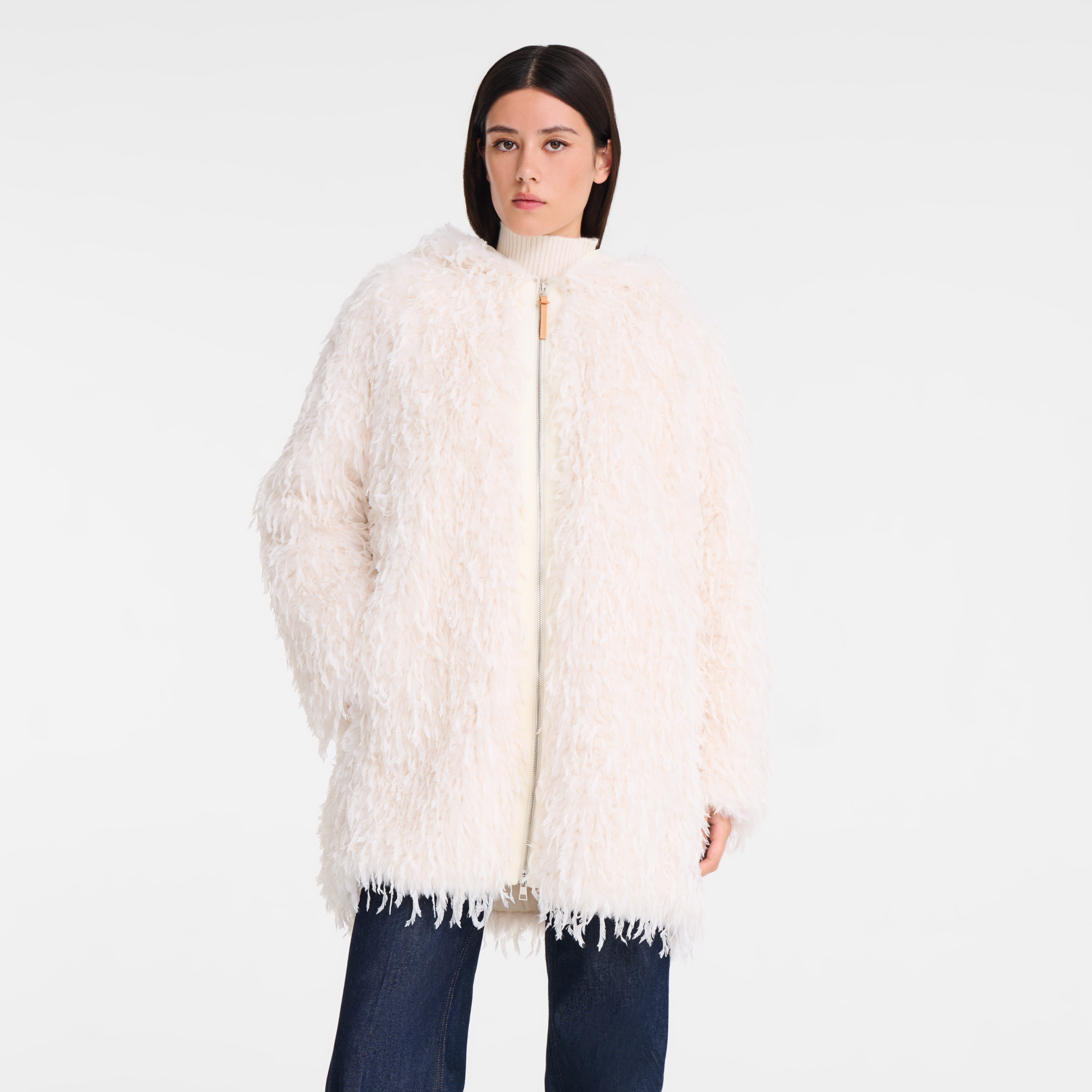 null Coat, Ivory