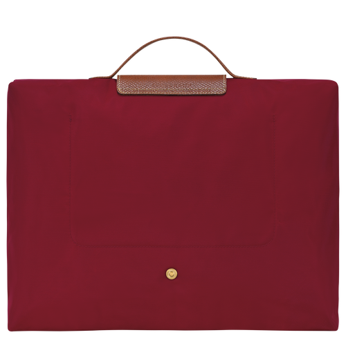 Le Pliage Original S Briefcase , Red - Recycled canvas - View 4 of  5