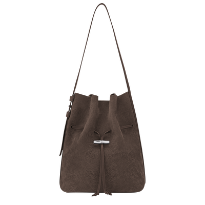 Le Roseau S Shoulder bag , Mocha - Leather