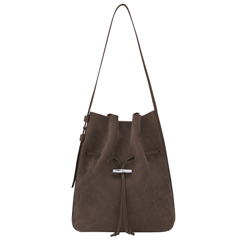 Le Roseau S Shoulder bag , Mocha - Leather  - View 1 of  4