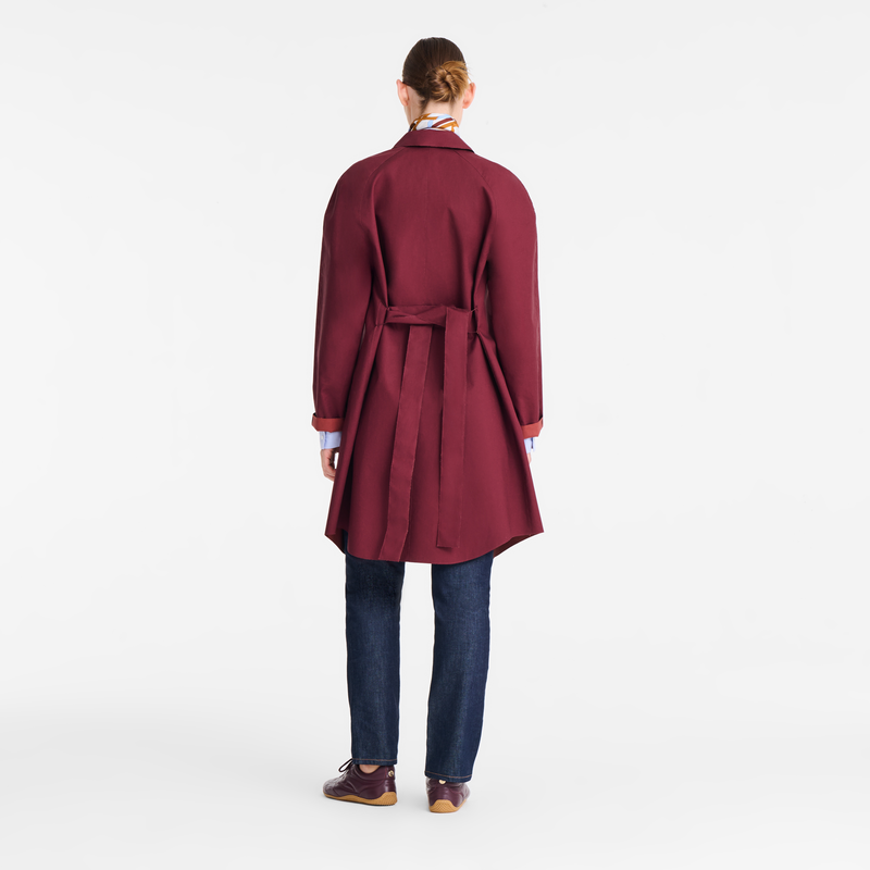 Trench coat , Burgundy - OTHER  - View 3 of  4