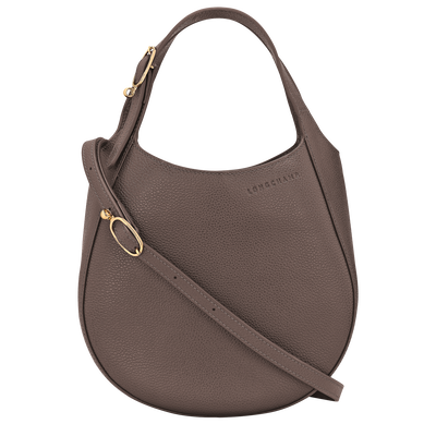 Le Foulonné Handbag S, Taupe