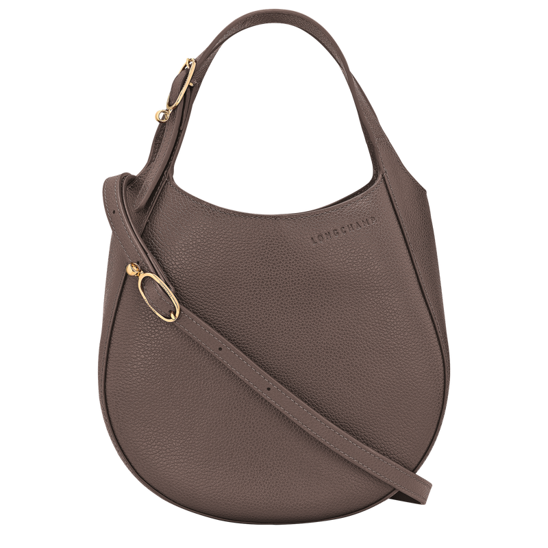 Le Foulonné S Handbag , Taupe - Leather  - View 5 of  5