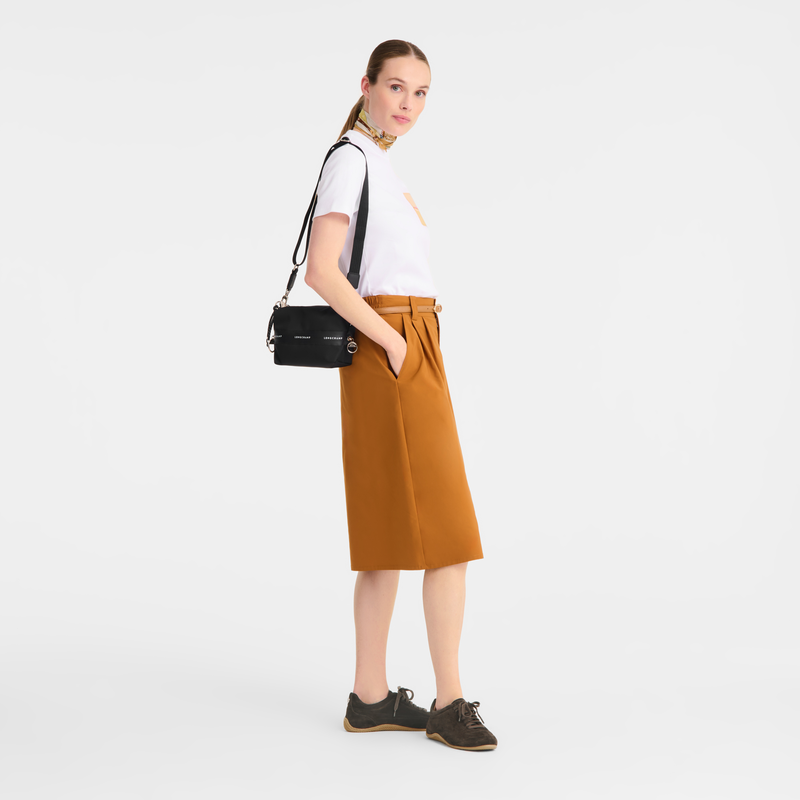 Le Pliage Energy XS Crossbody bag , Black - Canvas  - View 2 of  7