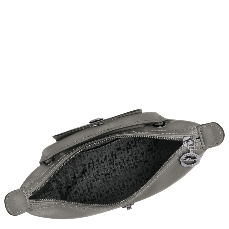 Le Pliage Xtra XS Pouch , Turtledove - Leather  - View 5 of  6