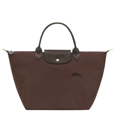 Le Pliage Green M Handbag , Mocha - Recycled canvas