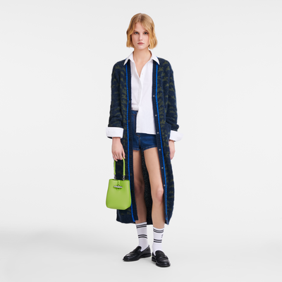 Le Roseau XS Bucket bag , Green Light - Leather