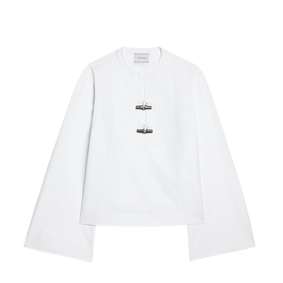 Shirt , White - Cotton poplin