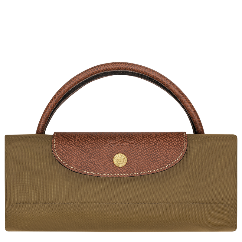 Le Pliage Original L Travel bag , Olive - Recycled canvas  - View 6 of  6