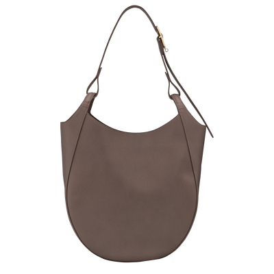 Le Foulonn&eacute; Hobo bag L, Taupe