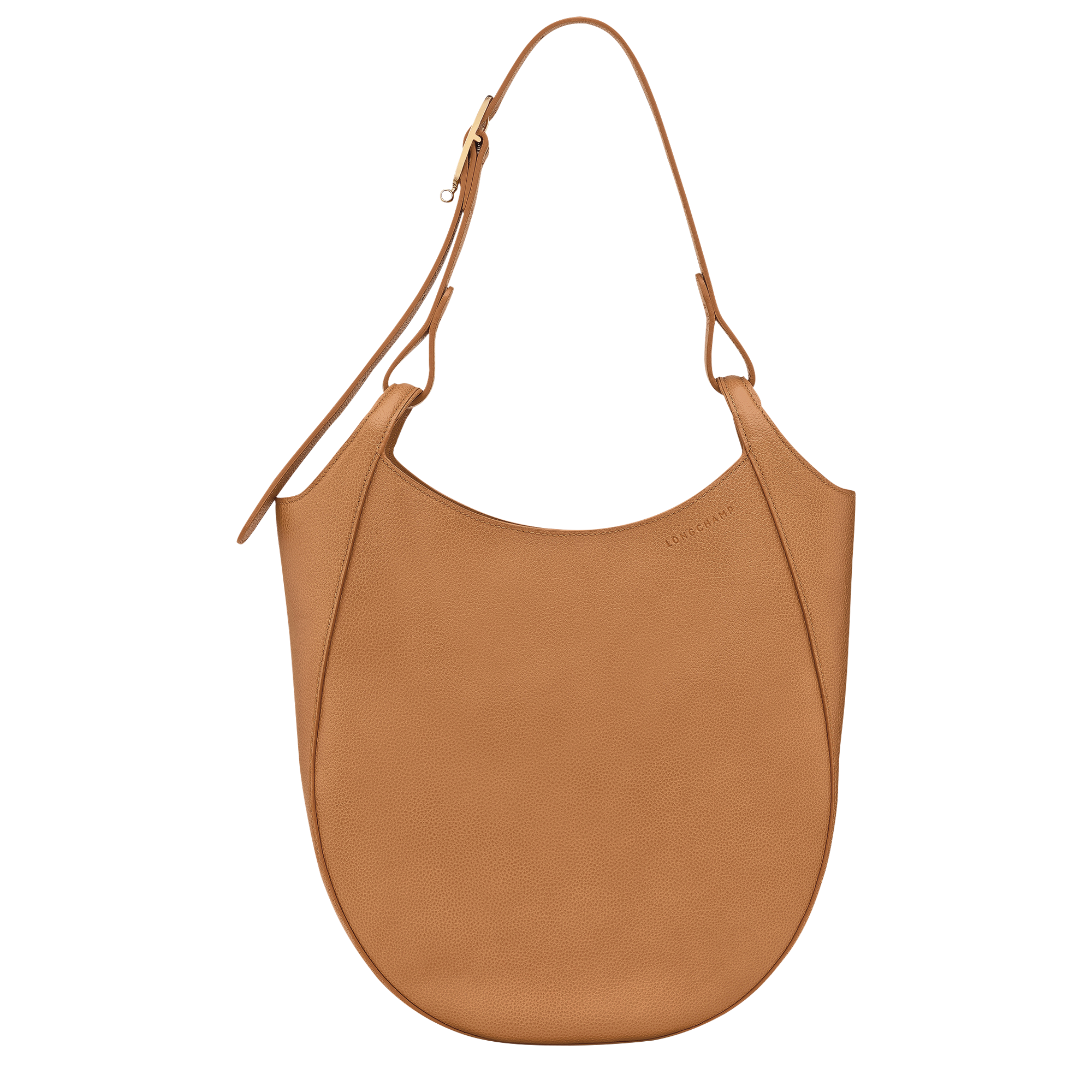 Le Foulonn&eacute; Hobo bag L, Pecan