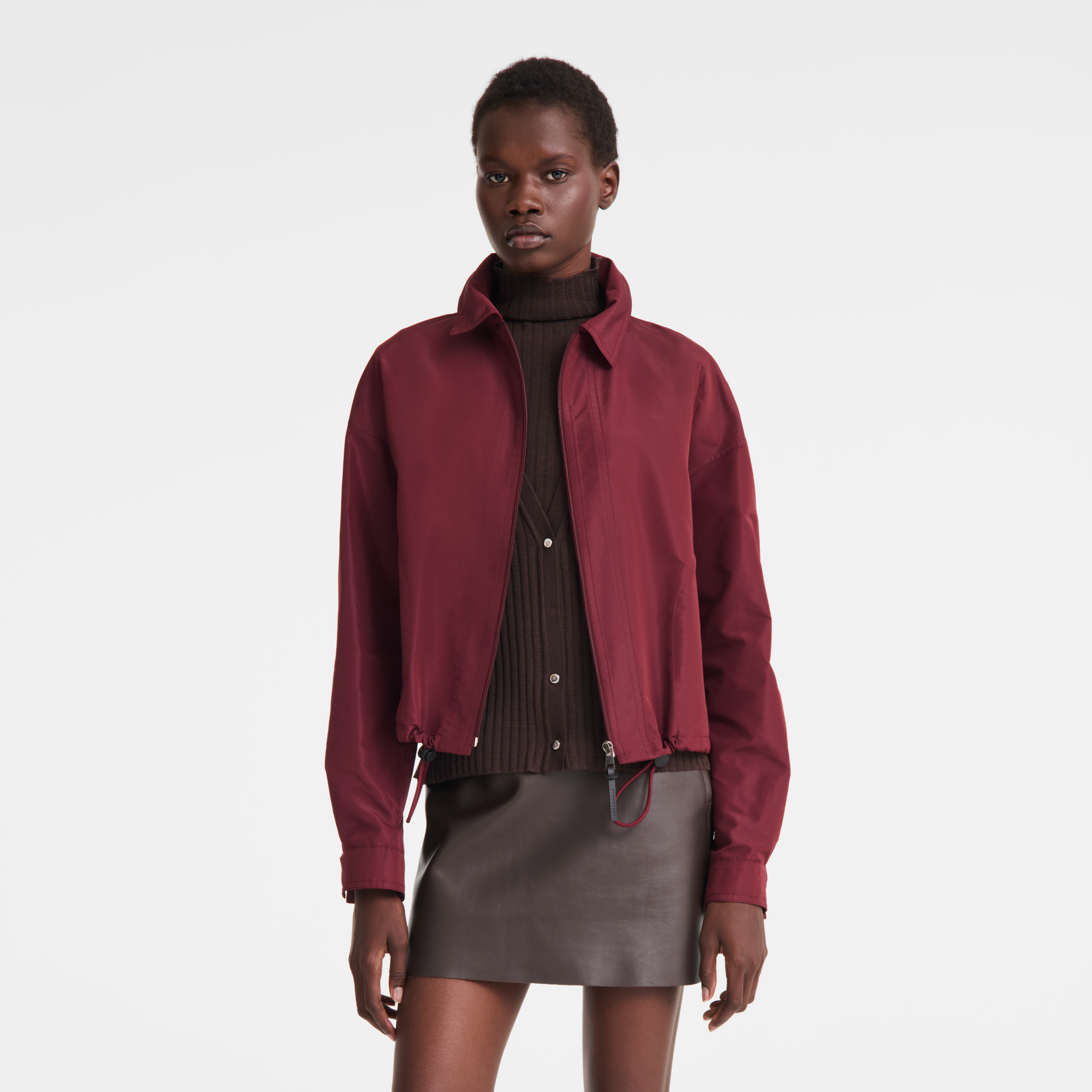 null Jacket, Burgundy