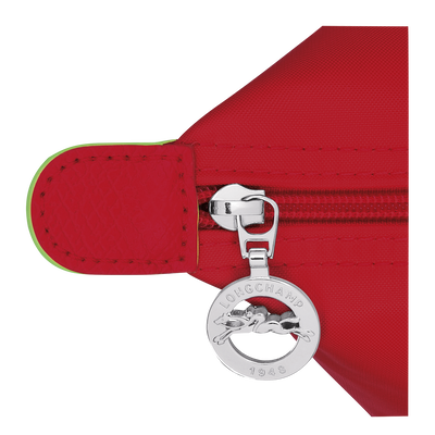 Le Pliage Green Handbag M, Tomato