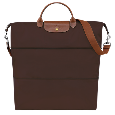 Le Pliage Original Travel bag expandable , Ebony - Recycled canvas