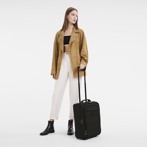Boxford S Suitcase Black - Canvas (L1422080001) | Longchamp MY